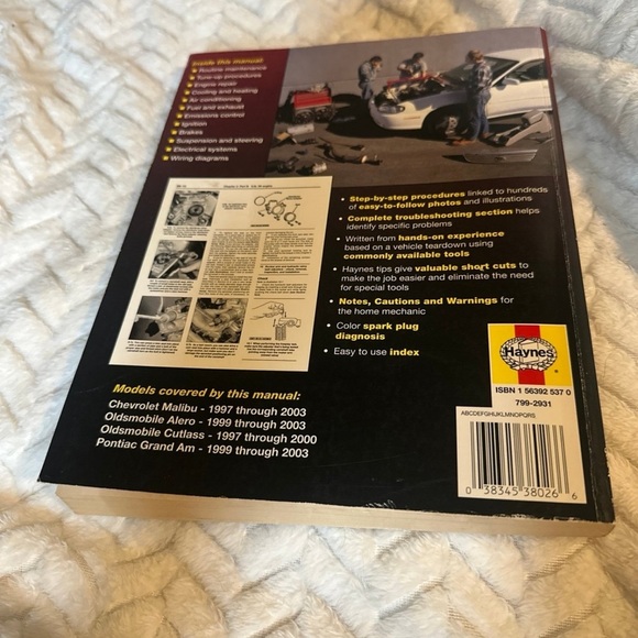 Haynes Repair Manual General Motors Chevrolet Oldsmobile Pontiac 38026 - Picture 2 of 3